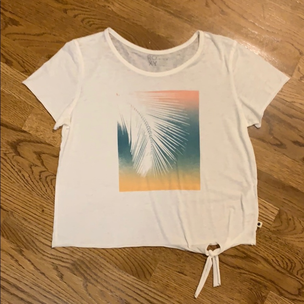 Cropped Roxy tee shirt